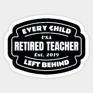 Every Child Left Behind Sticker